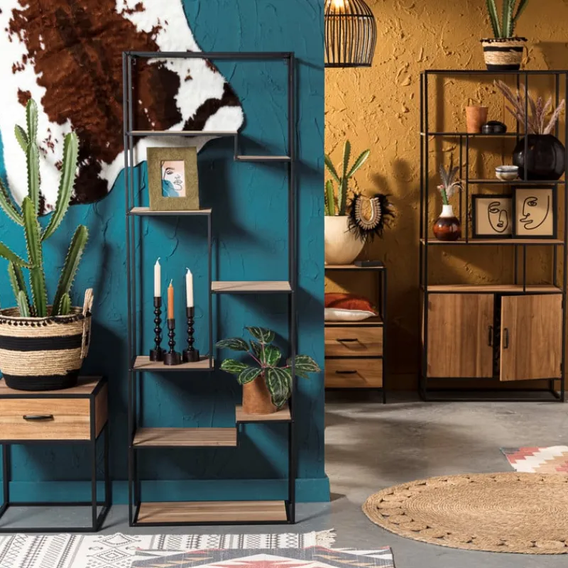 Xenos Kerstcadeaus|Vloerkleden-Vloerkleed riet - rond - ⌀120 cm