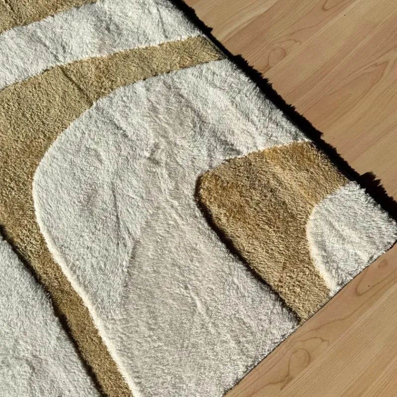 Xenos Vloerkleden-Vloerkleed sherpa - beige - 120x180 cm