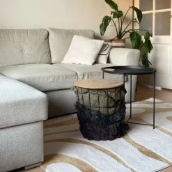 Xenos Vloerkleden-Vloerkleed sherpa - beige - 120x180 cm
