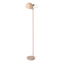Xenos Staande Lampen-Vloerlamp retro - roze - ø22x146 cm