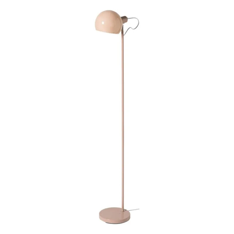 Xenos Staande Lampen-Vloerlamp retro - roze - ø22x146 cm