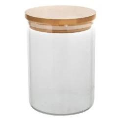Xenos Voorraadpotten-Voorraadpot bamboe deksel - 750 ml