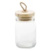 Xenos Voorraadpotten-Voorraadpot met houten deksel - 250 ml