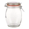 Xenos Voorraadpotten-Voorraadpot met klemdeksel - rond - 1 liter
