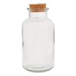 Xenos Voorraadpotten-Voorraadpot met kurken deksel - 1.1 liter