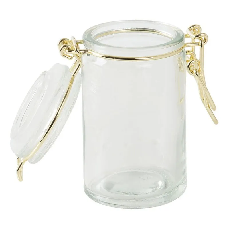 Xenos Voorraadpotten-Voorraadpotje - goudkleurig - 70 ml