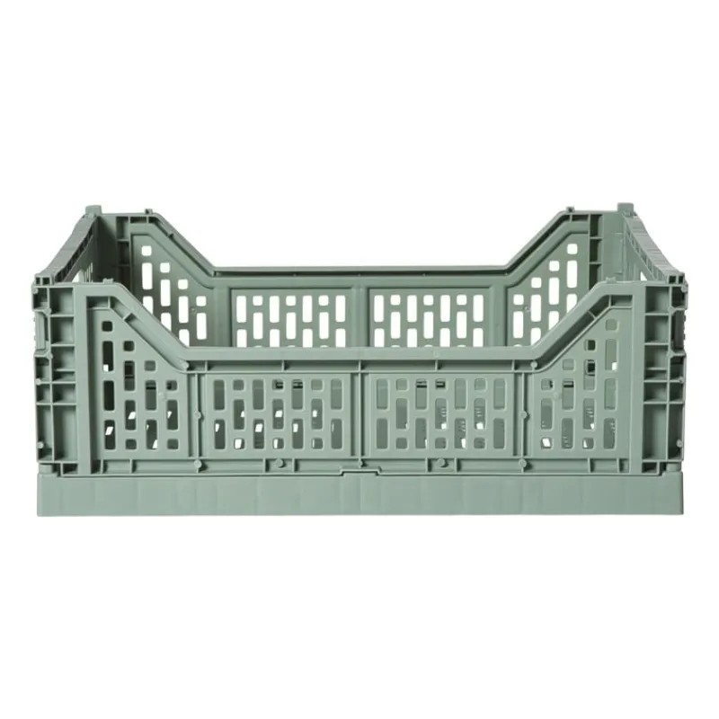 Xenos Kratjes-Vouwkrat groot - groen - 14.5x40x30 cm