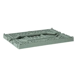 Xenos Kratjes-Vouwkrat groot - groen - 14.5x40x30 cm