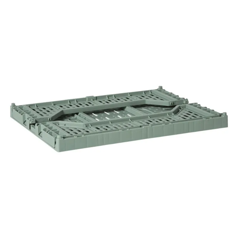 Xenos Kratjes-Vouwkrat groot - groen - 14.5x40x30 cm