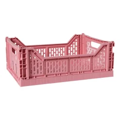 Xenos Kratjes-Vouwkrat groot - roze - 14.5x40x30 cm