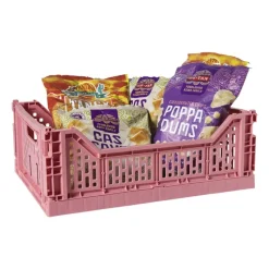 Xenos Kratjes-Vouwkrat groot - roze - 14.5x40x30 cm