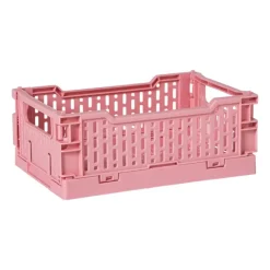 Xenos Kratjes-Vouwkrat klein - roze - 6x15x10 cm