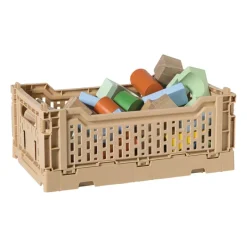 Xenos Kratjes-Vouwkrat middel - beige - 10.5x27x17 cm