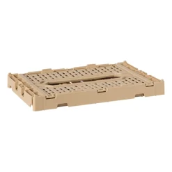 Xenos Kratjes-Vouwkrat middel - beige - 10.5x27x17 cm