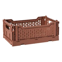 Xenos Kratjes-Vouwkrat middel - bruin - 10.5x27x17 cm