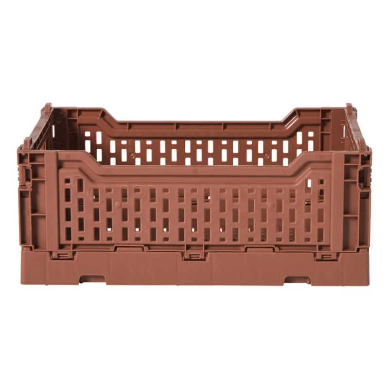 Xenos Kratjes-Vouwkrat middel - bruin - 10.5x27x17 cm