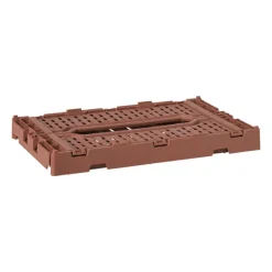 Xenos Kratjes-Vouwkrat middel - bruin - 10.5x27x17 cm