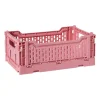 Xenos Kratjes-Vouwkrat middel - roze - 10.5x27x17 cm