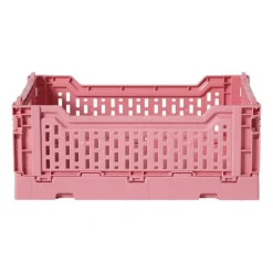 Xenos Kratjes-Vouwkrat middel - roze - 10.5x27x17 cm