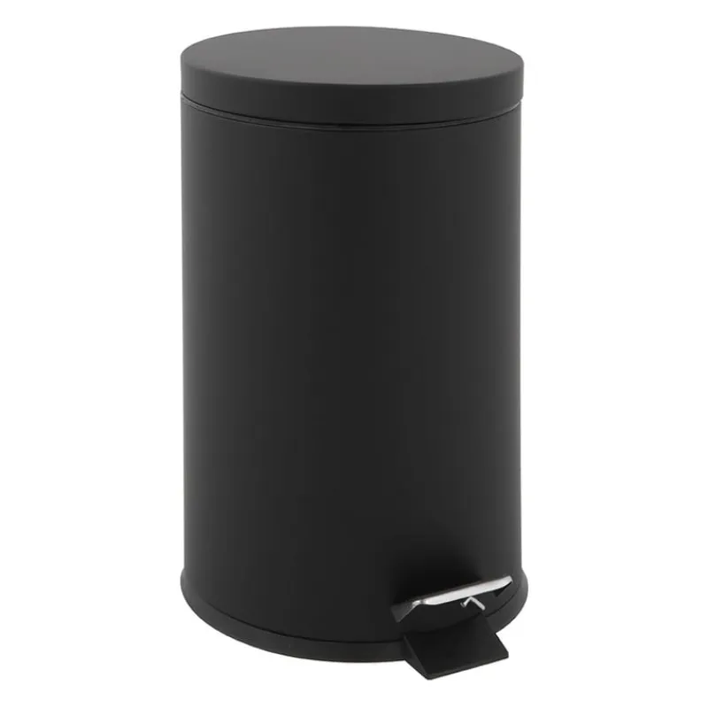 Xenos Pedaalemmers|Prullenbakken-V-Part pedaalemmer classic - 20 liter - zwart