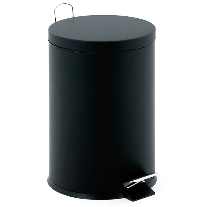 Xenos Badkamer Prullenbakken|Pedaalemmers-V-Part pedaalemmer classic - 12 liter - zwart