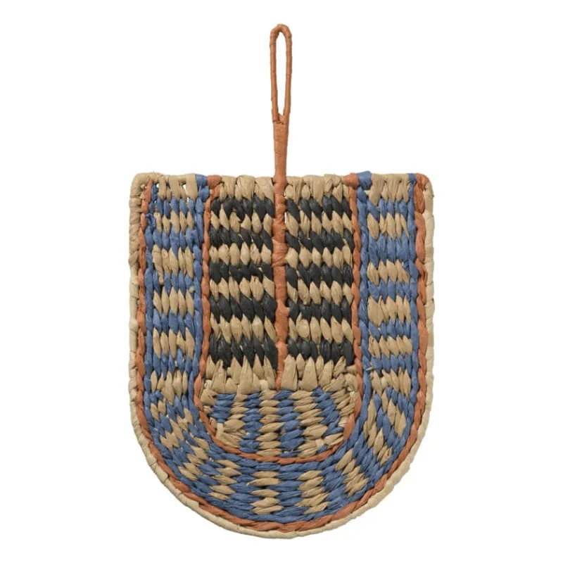 Xenos Wandhangers-Wand deco bogen - blauw - 41.5x25 cm