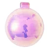 Xenos Kerstfiguren-Wandhanger disco kerstbal - roze - ø31.5 cm