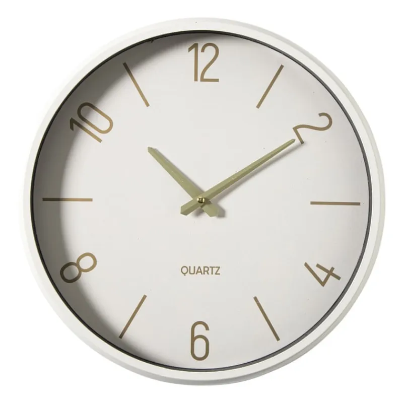 Xenos Klokken-Wandklok - beige - ø37 cm