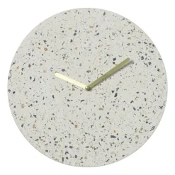 Xenos Klokken-Wandklok Terrazzo rond - ø29.5x4 cm
