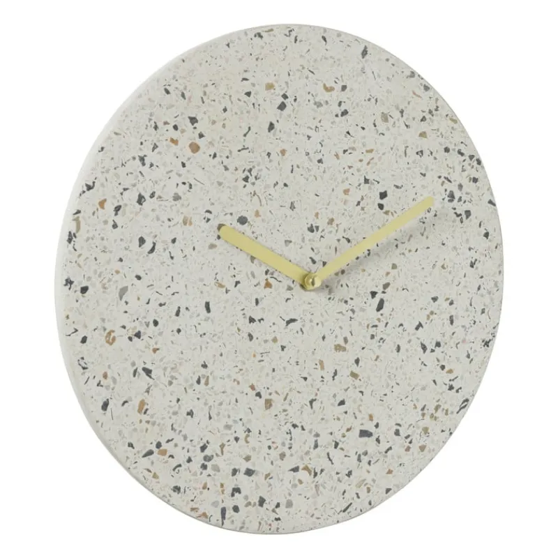Xenos Klokken-Wandklok Terrazzo rond - ø29.5x4 cm