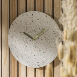 Xenos Klokken-Wandklok Terrazzo rond - ø29.5x4 cm