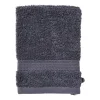 Xenos Badtextiel|Badkamer Accessoires-Washandje - grijs - 16x21 cm