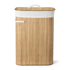 Xenos Wasmanden-Wasmand bamboe - naturel - 72 liter