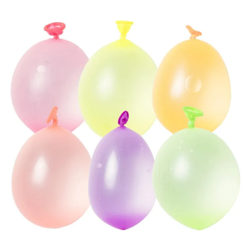 Xenos Ballonnen-Waterballonnen neon - multikleur - set van 50