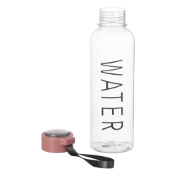 Xenos Drinkflessen-Waterfles - roze - 500 ml