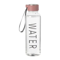 Xenos Drinkflessen-Waterfles - roze - 500 ml