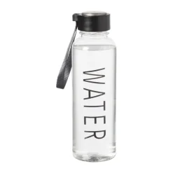 Xenos Drinkflessen-Waterfles - zwart - 500 ml