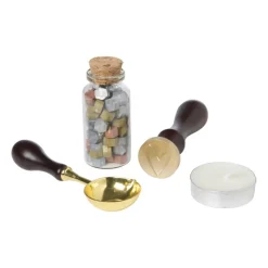 Xenos Knutselspullen|Bruiloft-Wax stempel set - set van 4