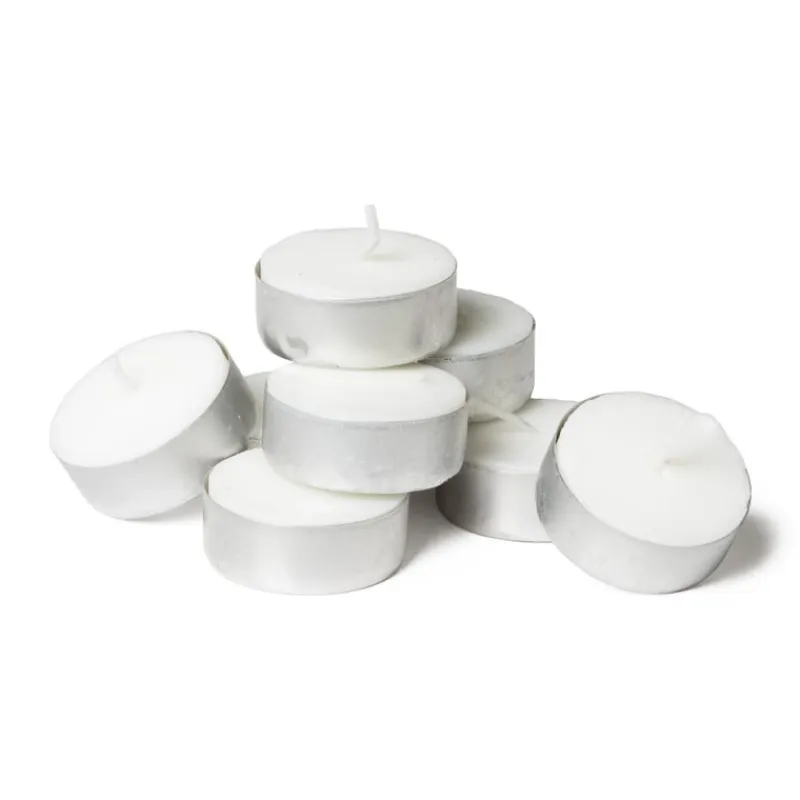 Xenos Waxinelichtjes-Waxinelichten - 6 branduren - set van 50