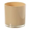 Xenos Waxinelichthouders-Waxinelichthouder - beige - ø10x10 cm