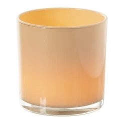 Xenos Waxinelichthouders-Waxinelichthouder - beige - ø10x10 cm