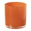 Xenos Waxinelichthouders-Waxinelichthouder - rood - ø10x10 cm