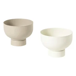 Xenos Waxinelichthouders-Waxinelichthouder met standaard - wit - ø8x6 cm