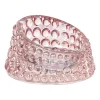 Xenos Waxinelichthouders-Waxinelichthouder open rond - roze - ø7.5x4.3 cm