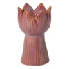 Xenos Waxinelichthouders-Waxinelichthouder tulp groot - roze - ø8x13.5 cm