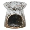 Xenos Waxmelts-Waxmelt brander - zwart keramiek - 7x7x7 cm