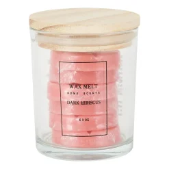 Xenos Waxmelts-Waxmelts in pot - dark hibiscus - set van 6