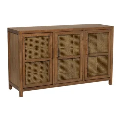 Xenos Tv Meubels|Kast Met Deuren-Webbing dressoir Bandung - bruin - 72x120x40 cm