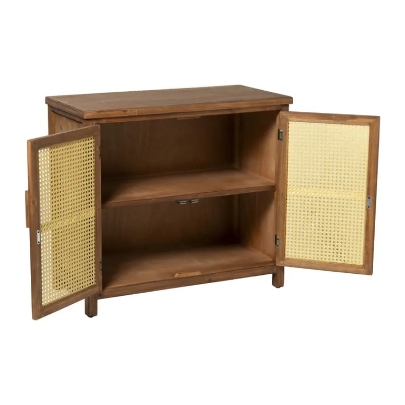 Xenos Kast Met Deuren-Webbing kast Bandung - bruin - 72x80.5x39 cm
