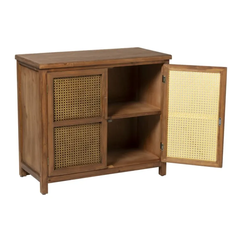 Xenos Kast Met Deuren-Webbing kast Bandung - bruin - 72x80.5x39 cm